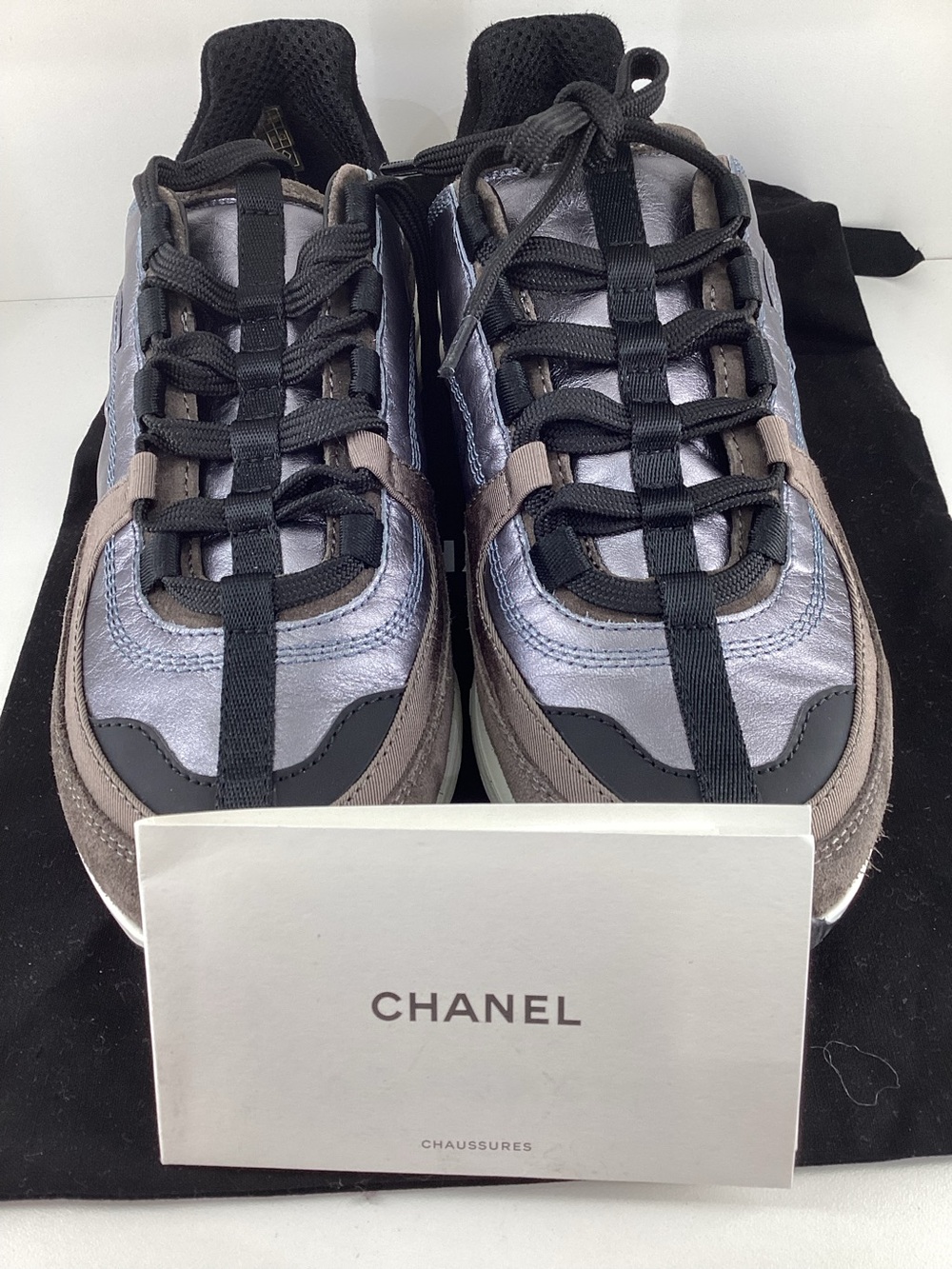 Chanel Sneaker Trainer Size 37.5 with original dustbags